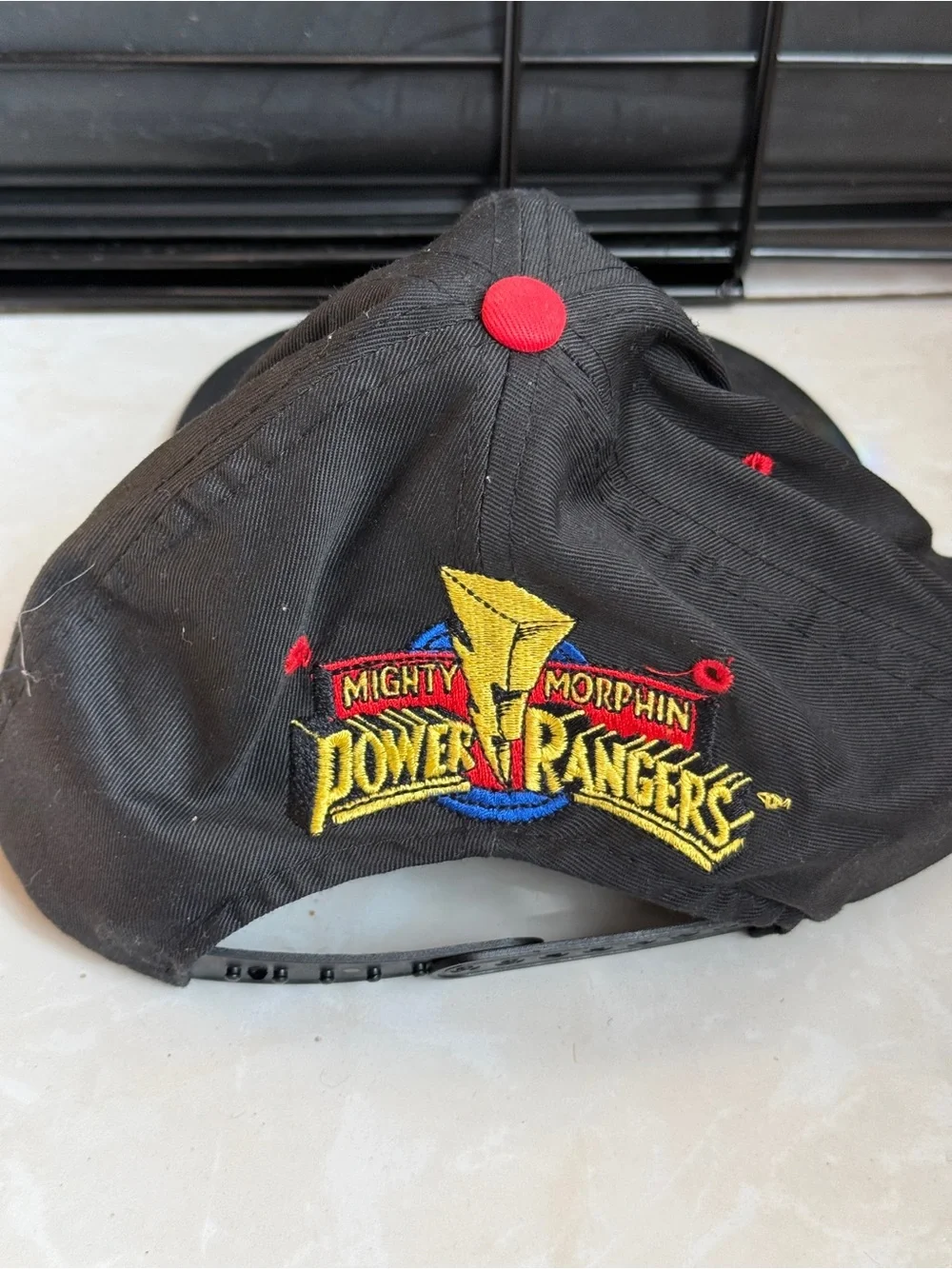 Vintage 1994 Mighty Morphin Power Rangers Red Ranger Jason Snapback Hat Cap